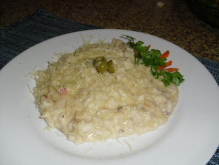 Risoto de Bacalhau
